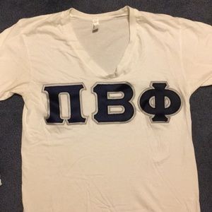 Pi Beta Phi letter shirt
